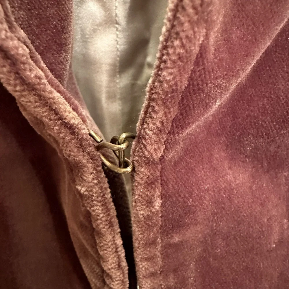 Womens J Crew Velour Velvet Jacket / Blazer, size 10 - Picture 3 of 4